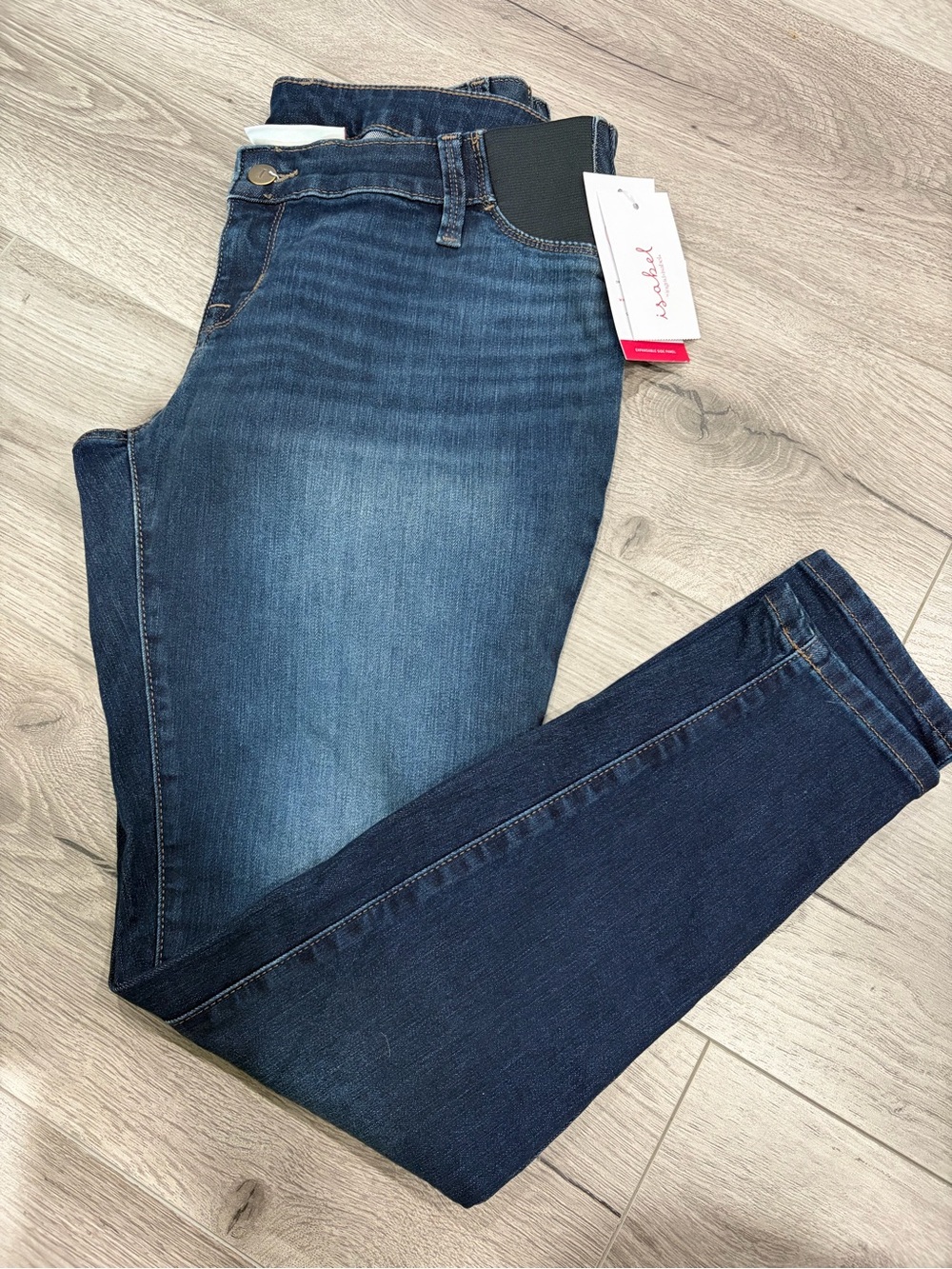 Womens maternity Blue Stretch Denim Jeans